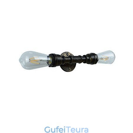 כפרי לודג' מסורתי קלאסי עתיק פליז תכונה עבור אור סביבתי קיר פמוטים קיר אור