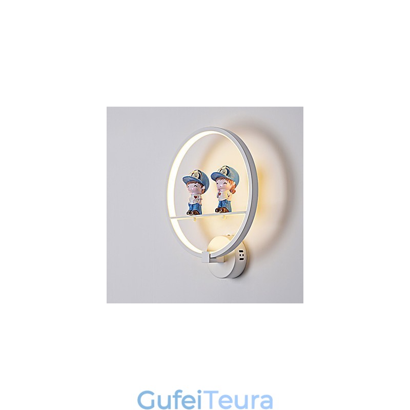 המלון החדש חדר שינה מנורת קיר מנורת אלומיניום מודרני מינימליסטי קירות אורות מעבר מנורה דקורטיבית מנורות חדר ילדים