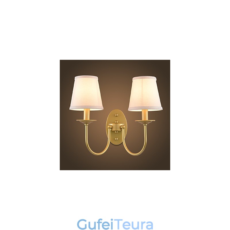 כפרי לודג' פשוט ציור וינטג' מאפיין אור סביבתי קיר פמוטים קיר אור