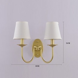 כפרי לודג' פשוט ציור וינטג' מאפיין אור סביבתי קיר פמוטים קיר אור