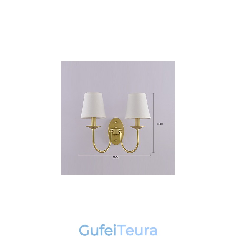 כפרי לודג' פשוט ציור וינטג' מאפיין אור סביבתי קיר פמוטים קיר אור