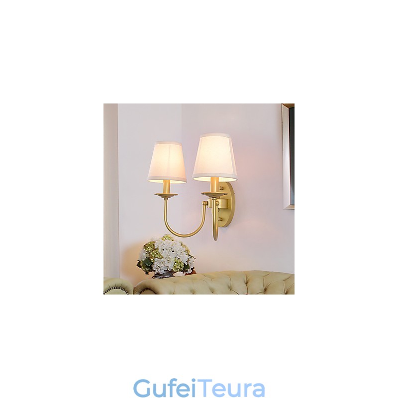 כפרי לודג' פשוט ציור וינטג' מאפיין אור סביבתי קיר פמוטים קיר אור