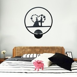 מוצר אלומיניום מנורת קיר מודרני מינימליסטי יצירתי מנורת קיר רקע סלון אופנתי קיר מרפסת מנורת אורות מסדרון