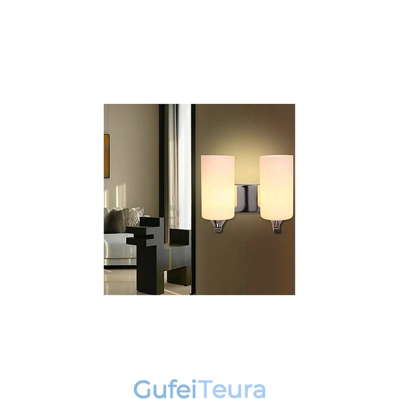 פשוט סלון חם חדר שינה מסדרון מסדרון מרפסת מנורת קיר כפולה