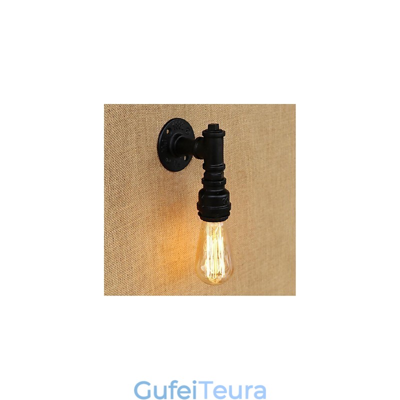 תכונת ציור לודג' כפרית לקיר פמוטי קיר עם אור סביבתי