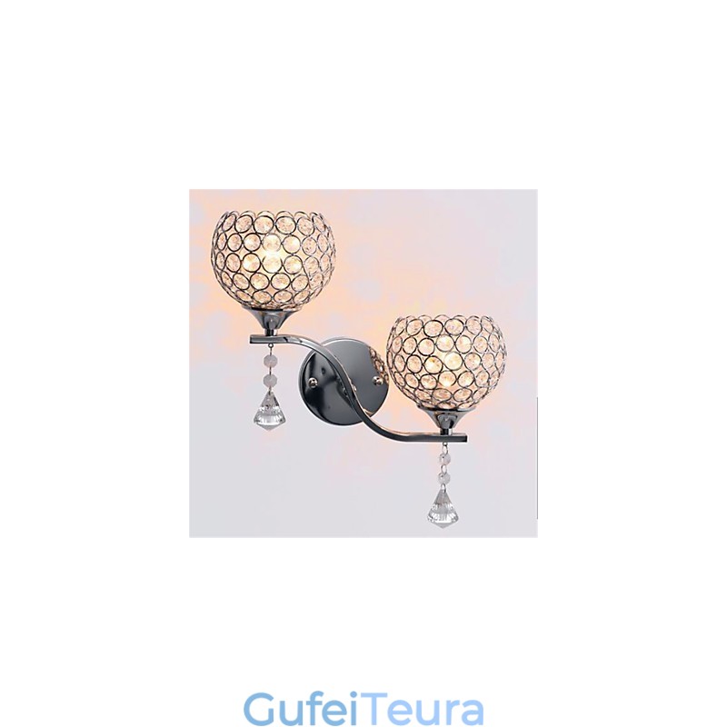 מודרני מינימליסטי סלון מסדרון מסדרון מנורת קיר קריסטל