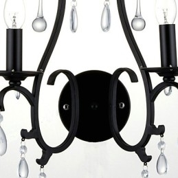 מדינה כרום תכונה עבור מיני סטייל תאורה אווירה קיר פמוטים פנס קיר