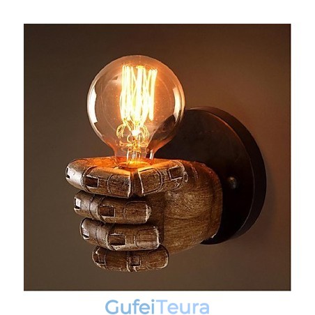 תכונת ציור לודג' כפרית לקיר פמוטי קיר עם אור סביבתי