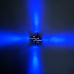 מנורה ליד המיטה מנורת קיר מנורת קיר חדר שינה סלון מסדרון מלון מודרני מינימליסטי Creative צלב מנורת קיר V