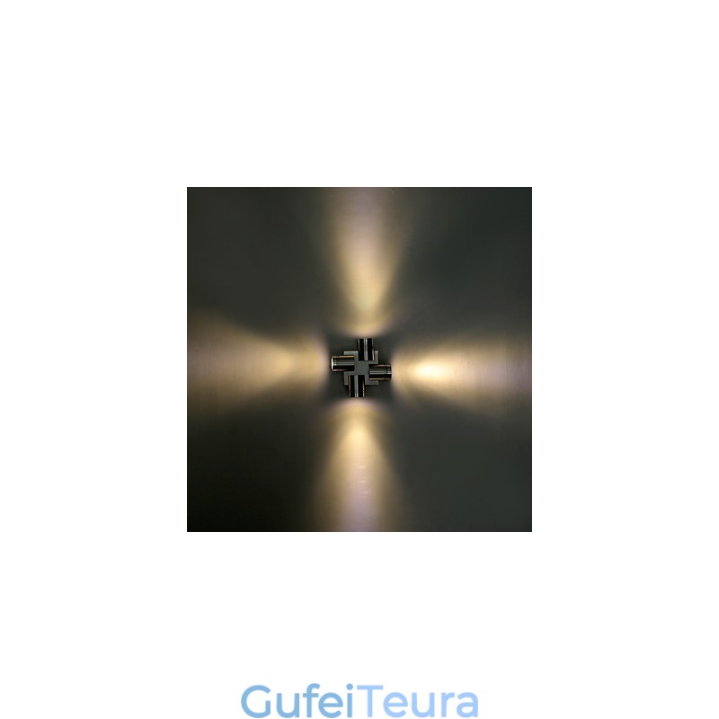 מנורה ליד המיטה מנורת קיר מנורת קיר חדר שינה סלון מסדרון מלון מודרני מינימליסטי Creative צלב מנורת קיר V