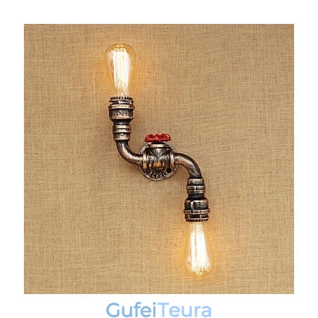 כפרי לודג' כפרית פליז תכונה עבור מיני סגנון אור אווירה קיר פמוטים קיר אור