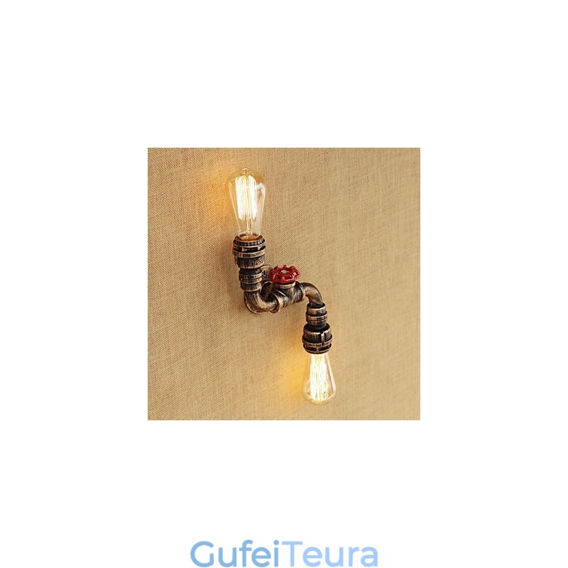 כפרי לודג' כפרית פליז תכונה עבור מיני סגנון אור אווירה קיר פמוטים קיר אור