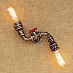 כפרי לודג' כפרית פליז תכונה עבור מיני סגנון אור אווירה קיר פמוטים קיר אור