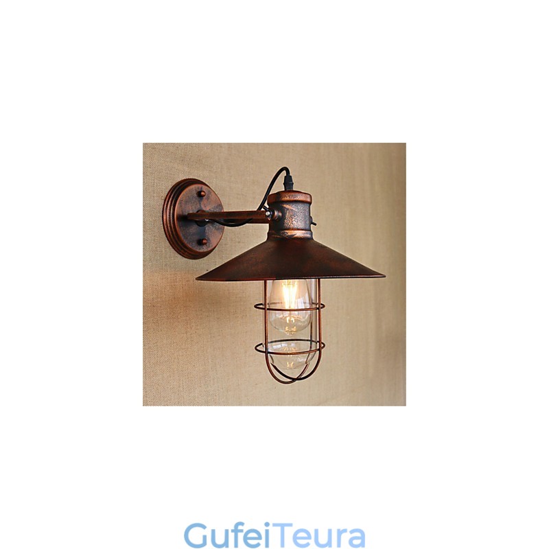 תכונת ציור רטרו כפרי לודג' כפרי עבור אורות קיר מסוג Downlight