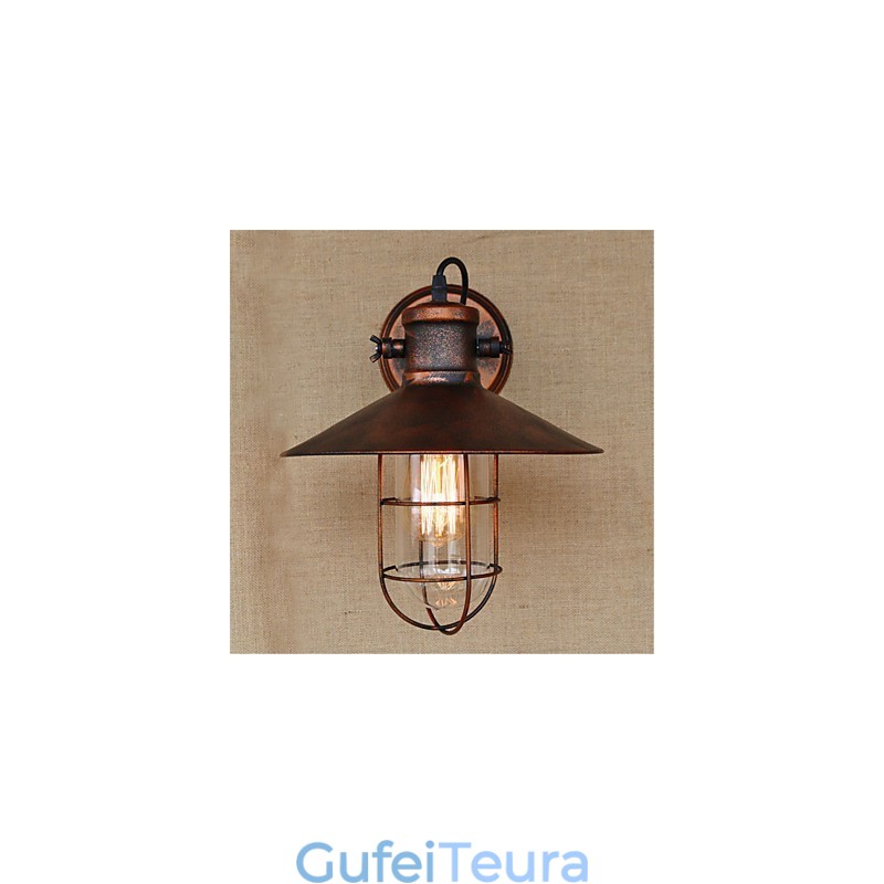 תכונת ציור רטרו כפרי לודג' כפרי עבור אורות קיר מסוג Downlight