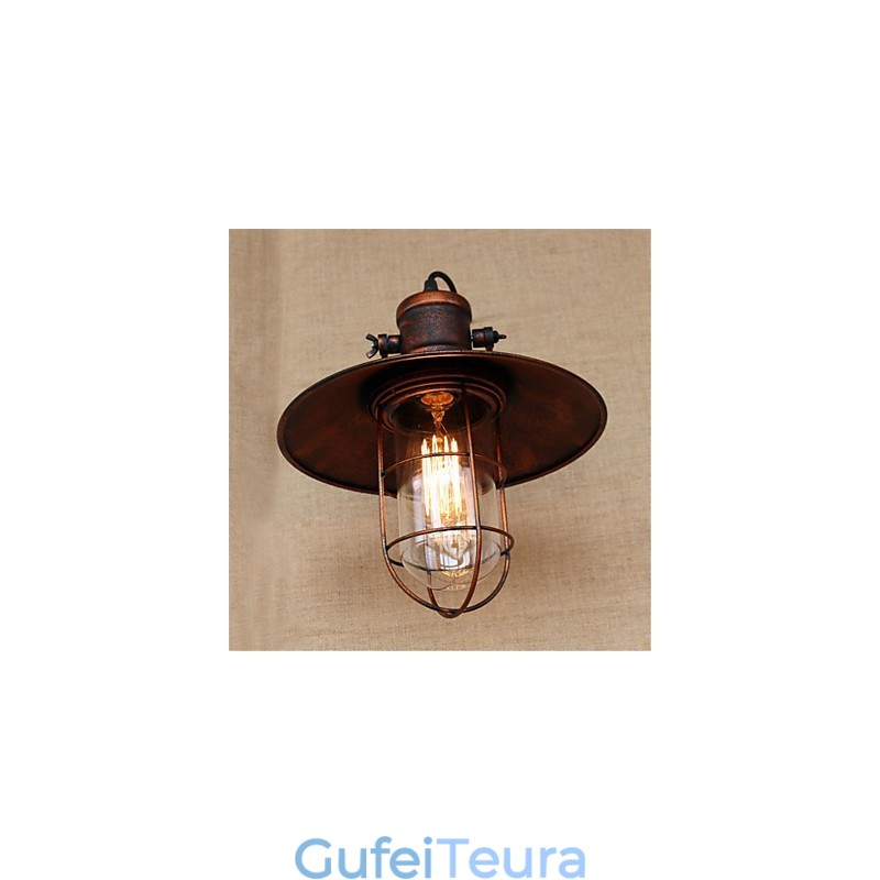 תכונת ציור רטרו כפרי לודג' כפרי עבור אורות קיר מסוג Downlight