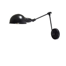 Buzz מתקפל קיר ברזל מנורת קיר מטומטם שחור חרב אור מנורה על קיר בסגנון אירופאי בסגנון אמריקאי