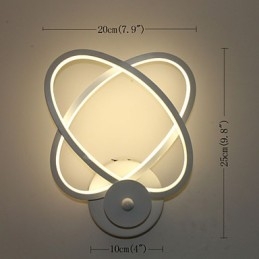 מנורת קיר יצירתית ליד המיטה מסדרון מחקר אופנה מנורת אלומיניום