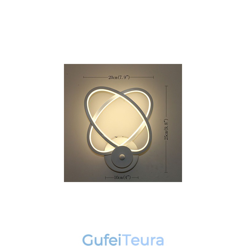 מנורת קיר יצירתית ליד המיטה מסדרון מחקר אופנה מנורת אלומיניום