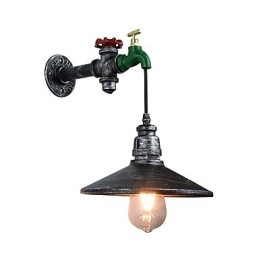 קיר אור קיר כפרי לודג' תכונת ציור עבור אור סביבתי קיר פמוטים קיר אור