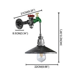 קיר אור קיר כפרי לודג' תכונת ציור עבור אור סביבתי קיר פמוטים קיר אור