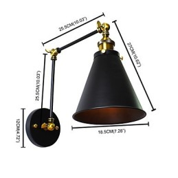 כפרי לודג' תכונת ציור קלאסי מסורתי עבור אורות קיר אורות קיר Downlight