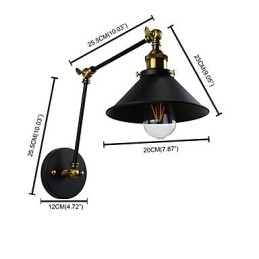 כפרי לודג' תכונת ציור קלאסי מסורתי עבור אורות קיר אורות קיר Downlight