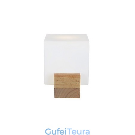 מנורת קיר פשוטה ליד המיטה מנורת שולחן כתיבה עם הצללה זכוכית ועץ מלא לשידה חדר שינה סלון חדר תינוק חדר תינוק מכללת מעונות שולחן קפה כונניות