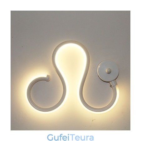 מנורת מינימליסטית מודרנית מנורת אלומיניום מנורת חדר שינה קישוט מעצבי תאורת מסדרון יצירתית מנורות סלון