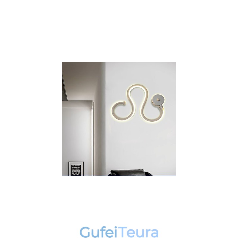 מנורת מינימליסטית מודרנית מנורת אלומיניום מנורת חדר שינה קישוט מעצבי תאורת מסדרון יצירתית מנורות סלון