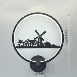 תכונת ציור מודרנית עכשווית עבור אורות קיר אורות קיר אורות קיר