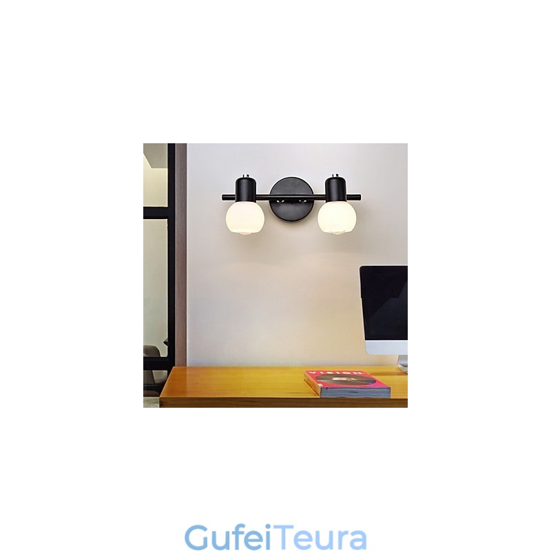 מנורת קיר זכוכית מודרנית עכשווית תכונה אור סביבתי קיר פמוטים קיר אור