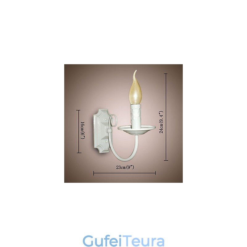 פשוט מודרני מנורת קיר נר ראש יחיד מנורת מסדרון מנורת ליד המיטה