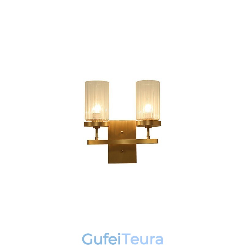 תכונת פליז כפרית מסורתית עבור מיני סגנון Uplight קיר פמוטי קיר אור