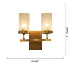 תכונת פליז כפרית מסורתית עבור מיני סגנון Uplight קיר פמוטי קיר אור