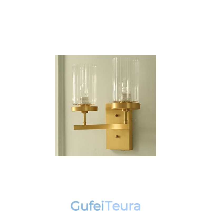 תכונת פליז כפרית מסורתית עבור מיני סגנון Uplight קיר פמוטי קיר אור
