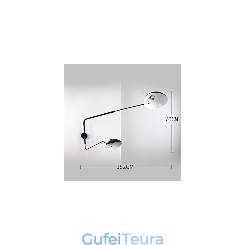 לופט אמריקאי כפרי בסגנון תעשייתי אורות קיר וינטג' לחדר קנטינה חדר קפה חדר קפה ובר לקשט מנורת קיר