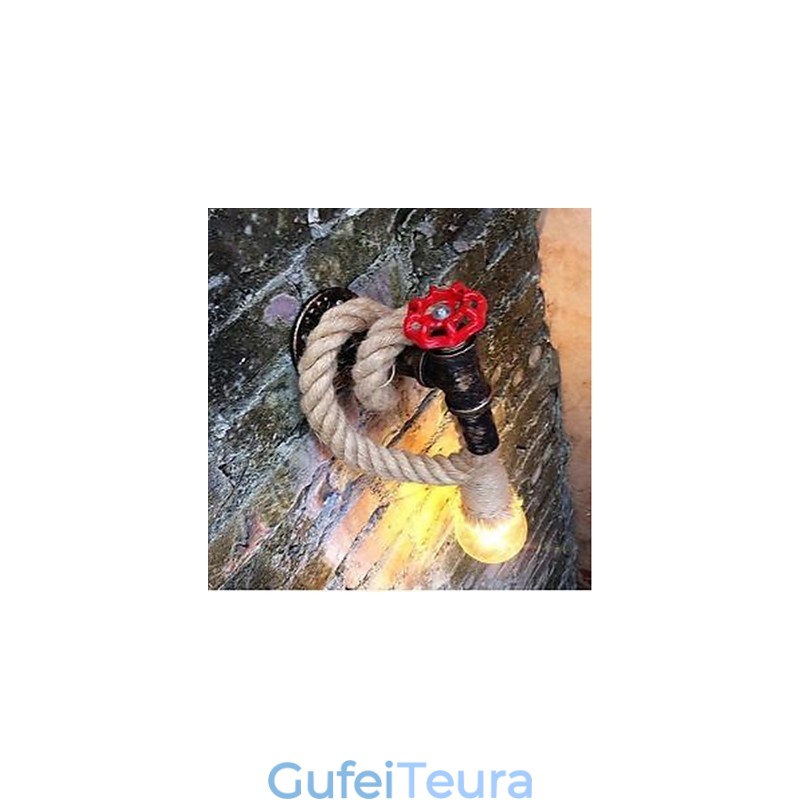 תכונת ציור לודג' כפרית לקיר פמוטי קיר עם אור סביבתי