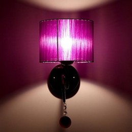 מודרני עכשווי מצופה אלקטרו מאפיין Uplight קיר פמוטי קיר