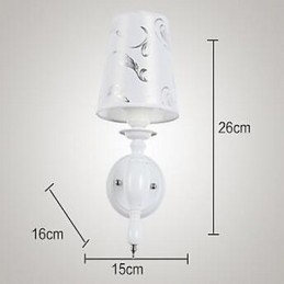 מודרני עכשווי מצופה אלקטרו מאפיין Uplight קיר פמוטי קיר