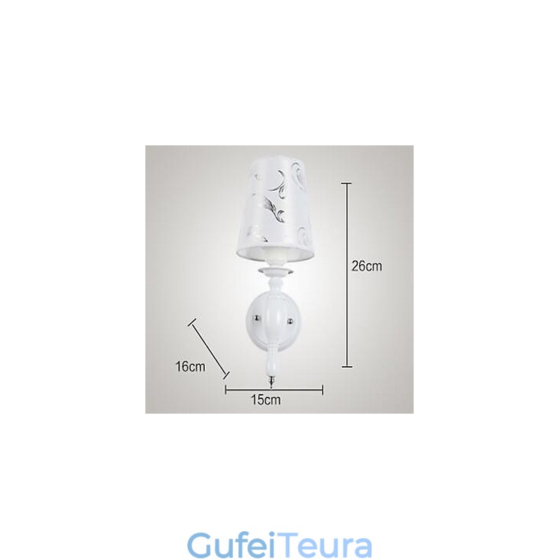 מודרני עכשווי מצופה אלקטרו מאפיין Uplight קיר פמוטי קיר