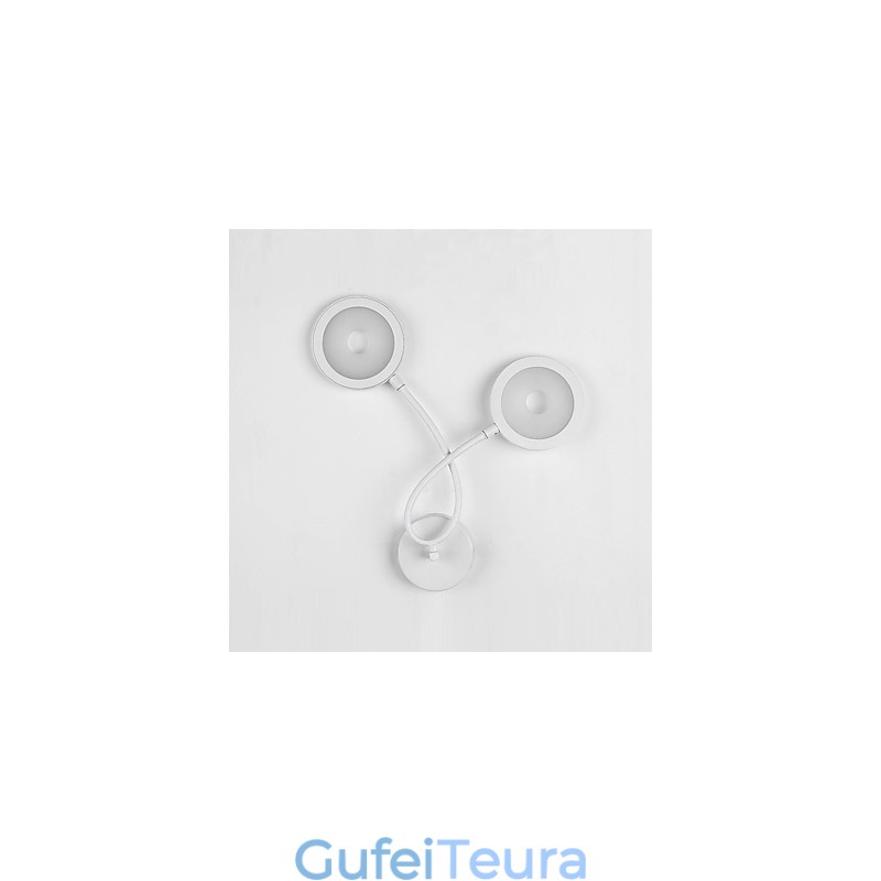 תכונת ציור מודרנית עכשווית לקיר פמוטי קיר עם אור סביבתי