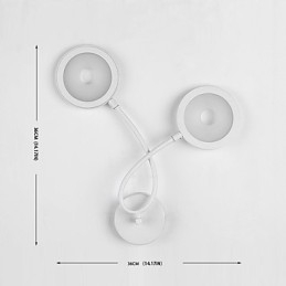 תכונת ציור מודרנית עכשווית לקיר פמוטי קיר עם אור סביבתי