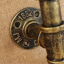 מתג רוח תעשייתי רטרו בקבוק מים קיר מנורת קיר בהיר כחול