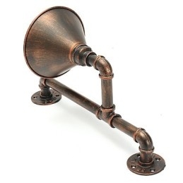 צינור מים אורות קיר רטרו סגנון תעשייתי יצירתי כפרי מתכת מסעדה בית קפה ברים פמוטים קיר לשולחן בר