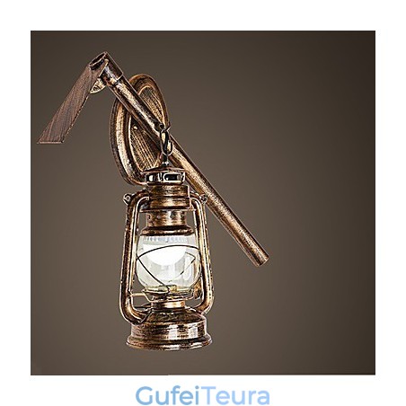 תכונת ציור לודג' כפרית לקיר פמוטי קיר פנס בסגנון מיני C