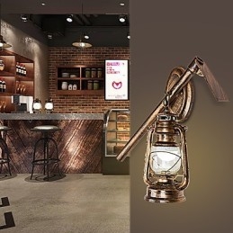 תכונת ציור לודג' כפרית לקיר פמוטי קיר פנס בסגנון מיני C