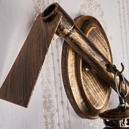 תכונת ציור לודג' כפרית לקיר פמוטי קיר פנס בסגנון מיני C