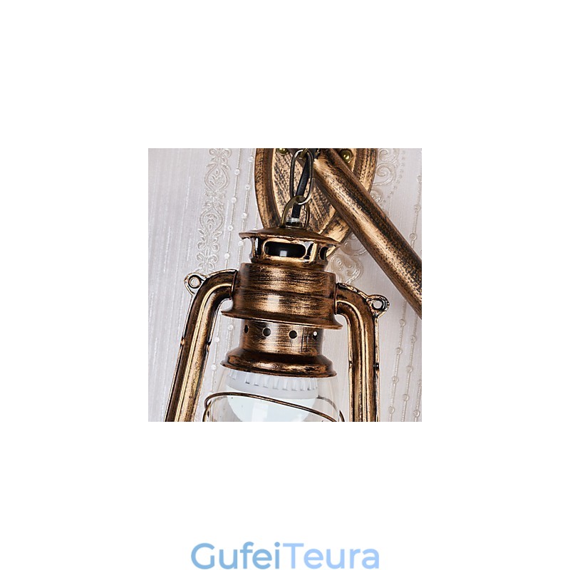 תכונת ציור לודג' כפרית לקיר פמוטי קיר פנס בסגנון מיני C