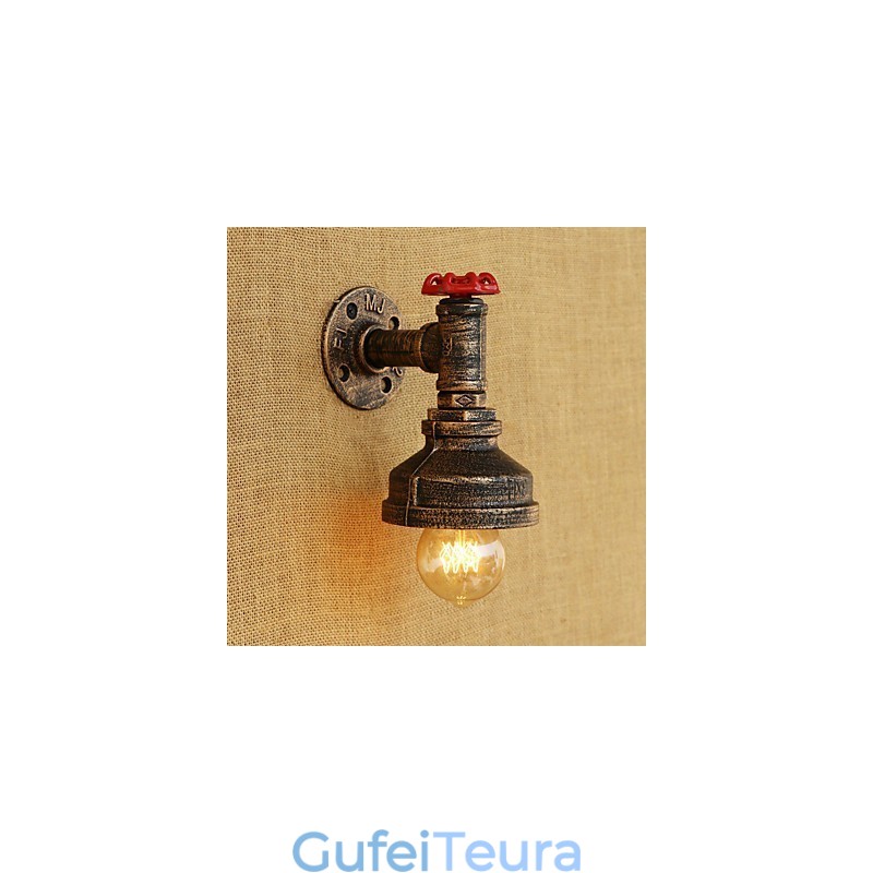 תכונת ציור רטרו כפרי עבור פמוטי קיר באור סביבתי